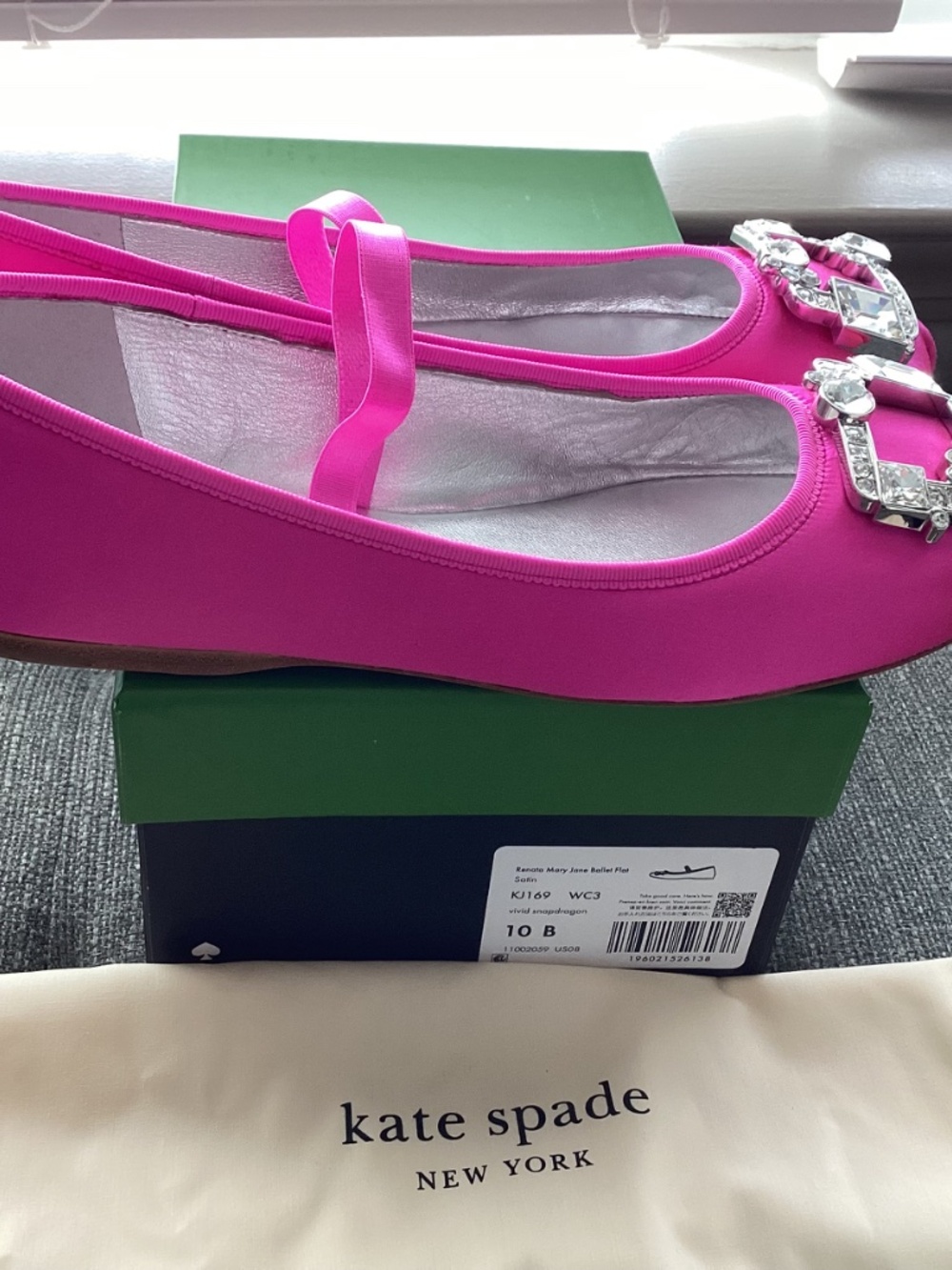 kate spade new york Women's Renata Mary Jane Ballet Flats, size 10 - Picture 3 of 10